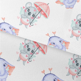 Valentine&#39;s Day Elephant A Waterproof Oxford