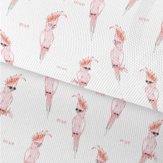 Trendy Pink Parrot Waterproof Oxford