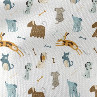 Hand Drawn Pet Dog Waterproof Canvas