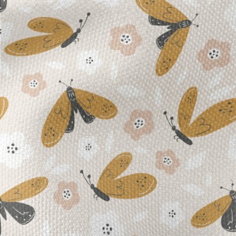 Hand Drawn Cartoon Butterfly Waterproof Canvas