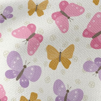 Colorful Cartoon Butterfly Waterproof Canvas