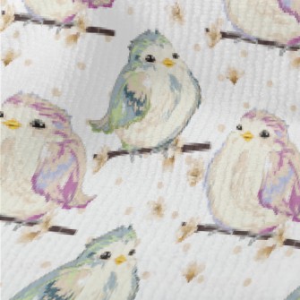 Hand Drawn Colorful Sparrow Terry