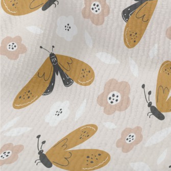 Hand Drawn Cartoon Butterfly Terry