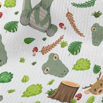 Cartoon Forest Crocodile Terry