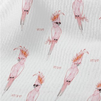 Trendy Pink Parrot Terry