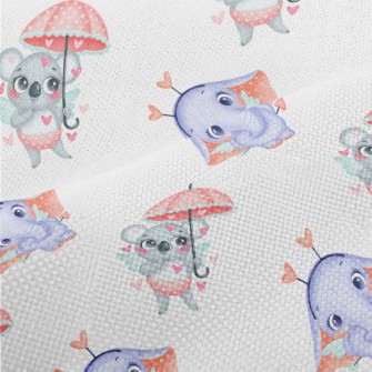 Valentine&#39;s Day Elephant A Performance Linen