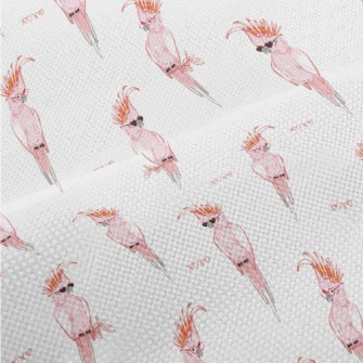 Trendy Pink Parrot Performance Linen
