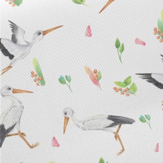 Birds And Plants Twill
