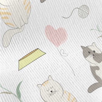 Round Pet Cat Standard Corduroy