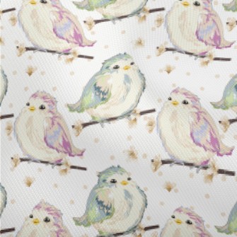 Hand Drawn Colorful Sparrow Dobby