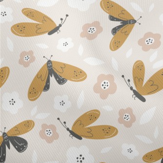 Hand Drawn Cartoon Butterfly Dobby