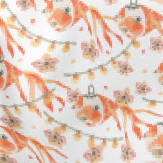 Japanese Goldfish Lantern Stretch Ponte
