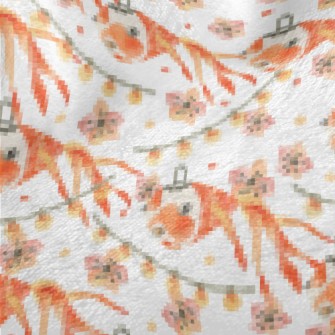 Japanese Goldfish Lantern Minky