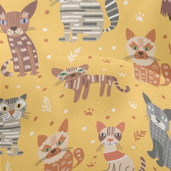 Funny Graffiti Cat Lightweight Performance Linen