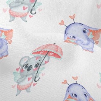 Valentine&#39;s Day Elephant A Lightweight Performance Linen