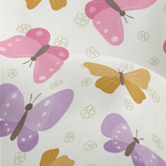 Colorful Cartoon Butterfly Lightweight Performance Linen