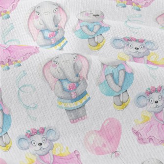 Hand Drawn Girly Animals Modern Jersey