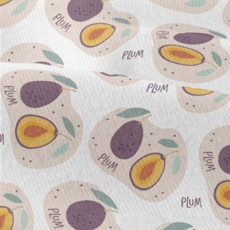 Cute Hand Drawn Plums Modern Jersey