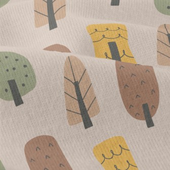 Hand Drawn Autumn Forest Modern Jersey