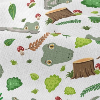 Cartoon Forest Crocodile Modern Jersey