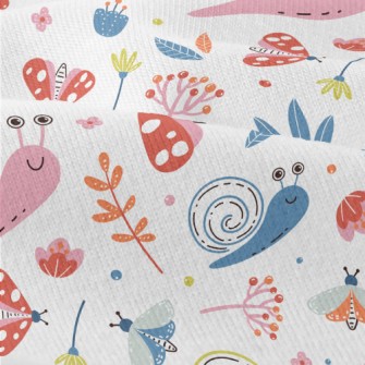 Colorful Snail And Butterfly Modern Jersey