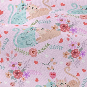 Cute Couple Cats Modern Jersey