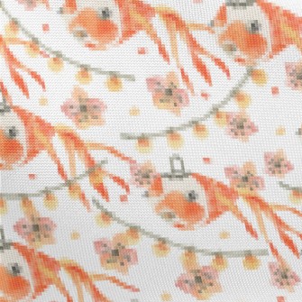 Japanese Goldfish Lantern Pongee