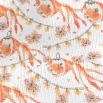 Japanese Goldfish Lantern Stretch Jersey