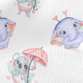 Valentine&#39;s Day Elephant A Stretch Jersey