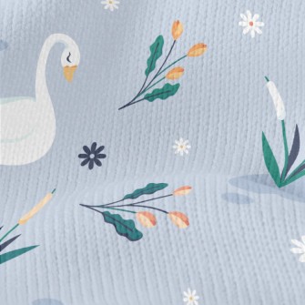 Elegant Swan By The Lake Stretch Jersey