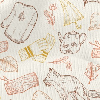 Hand Drawn Harvest Festival El Stretch Jersey