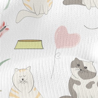 Round Pet Cat Stretch Jersey