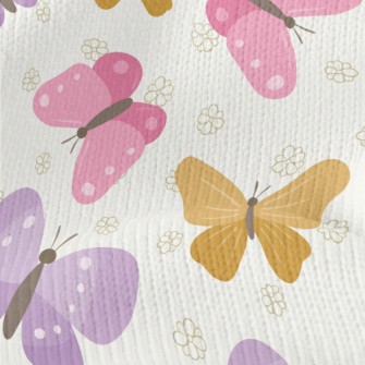 Colorful Cartoon Butterfly Stretch Jersey
