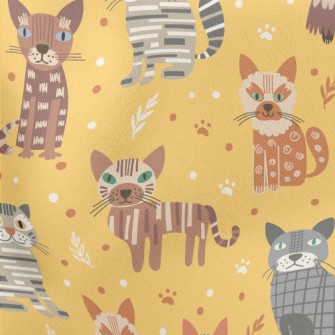 Funny Graffiti Cat Lightweight Cotton Poplin