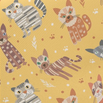 Funny Graffiti Cat Midweight Cotton Poplin