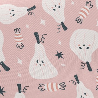 Fantasy Hand-painted Pumpkin Midweight Cotton Poplin