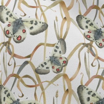 Watercolor Meadow Butterfly Chiffon