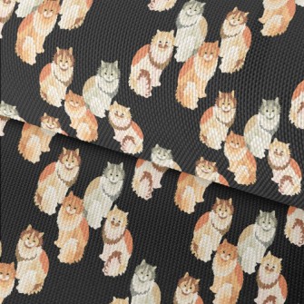 Exquisite Cat Graffiti Waterproof Oxford