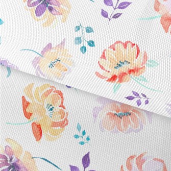 Colorful Watercolor Roses Waterproof Oxford