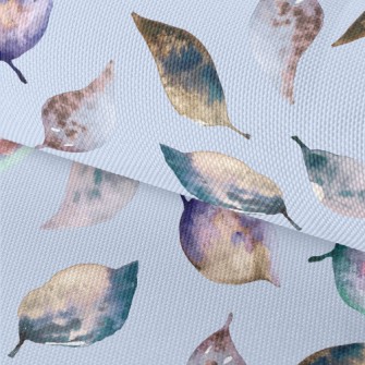Colorful Watercolor Leaves Waterproof Oxford