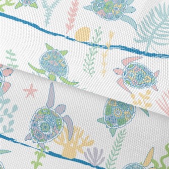 Ethnic Hand-painted Turtle Waterproof Oxford