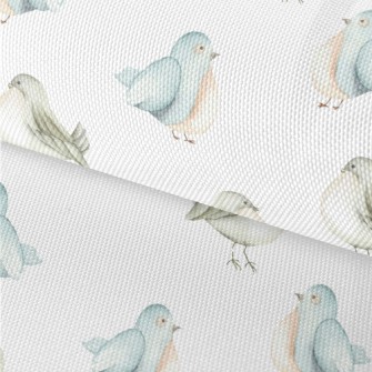 Cute Watercolor Bird Waterproof Oxford