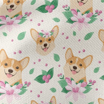 Happy Smiling Shiba Inu Waterproof Canvas