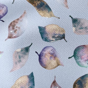 Colorful Watercolor Leaves Waterproof Canvas