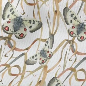 Watercolor Meadow Butterfly Terry
