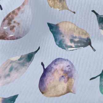 Colorful Watercolor Leaves Terry