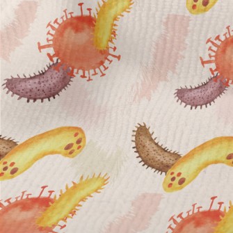 Hand Drawn Colorful Bacteria Terry