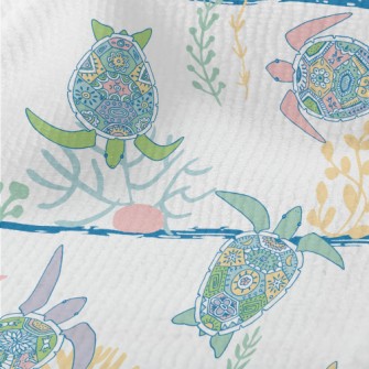 Ethnic Hand-painted Turtle Terry