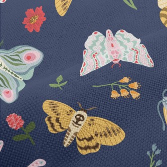 Artistic Doodle Butterfly Performance Linen