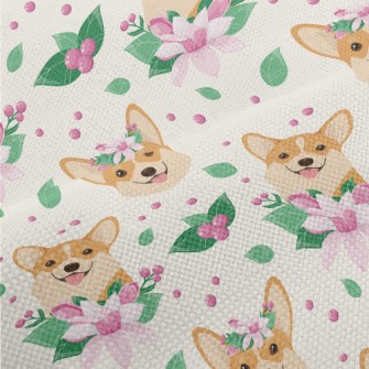 Happy Smiling Shiba Inu Performance Linen
